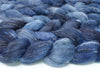 Tweed Wool. South American Wool & Viscose Tweed Nepps. Hand Dyed Semi-Solid 100g