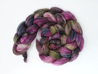 Corriedale & Lotus,  Hand Dyed Variegated. 100g