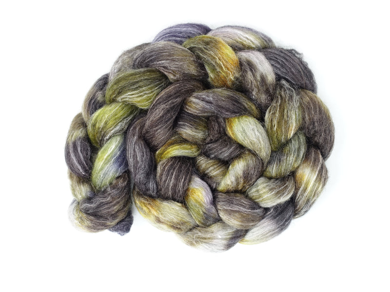 Corriedale & Lotus,  Hand Dyed Variegated. 100g