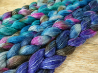 Fade Pack- Corriedale & Lotus, 5 co-ordinating braids, Hand Dyed, 500g