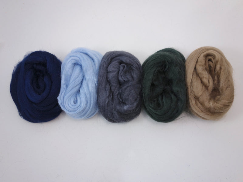 Lake- Tussah Silk Colour Pack