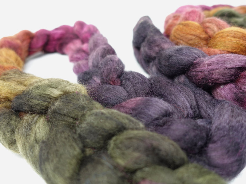 Polwarth & Yak. Hand Dyed Gradient. 100g