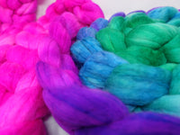 Superfine Merino & Cashmere, Hand Dyed, Gradient & co-cordinating Semi-Solid. 100g