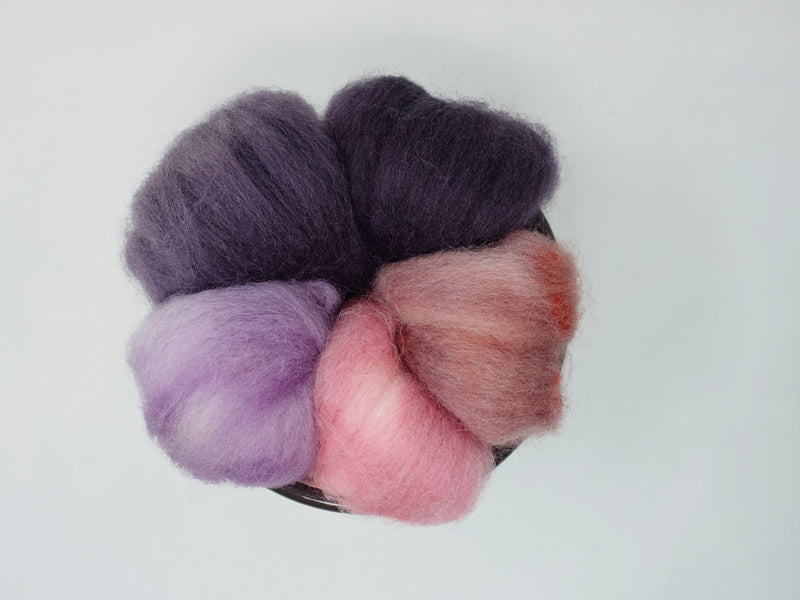 Seasonal Changes Collection- December 2024 Winter Sunrise - 100g Cambrian (Welsh x BFL) Wool