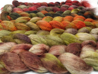 Dyers Half-Dozen - BFL & Baby Camel, 6 co-ordinating mini braids, Hand Dyed Wool, 360g