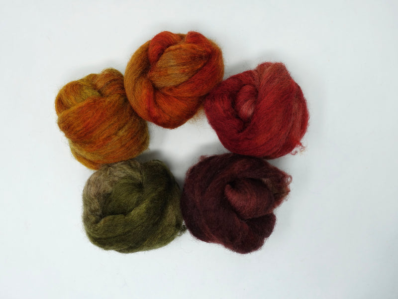 BFL & Baby Camel. Mixed Colour Pack. Flame 100g.