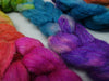 Romney, Silk & Linen. Hand Dyed Gradient - 100g