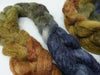 Romney, Silk & Linen. Hand Dyed Gradient - 100g