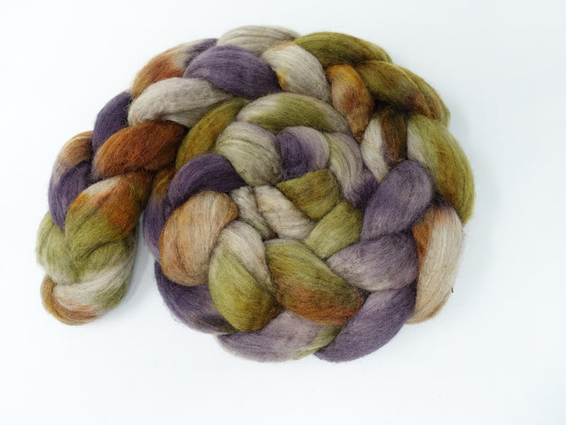 Superfine Merino, Silk & Camel. Hand Dyed Variegated 100g