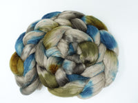 Superfine Merino, Silk & Camel. Hand Dyed Variegated 100g