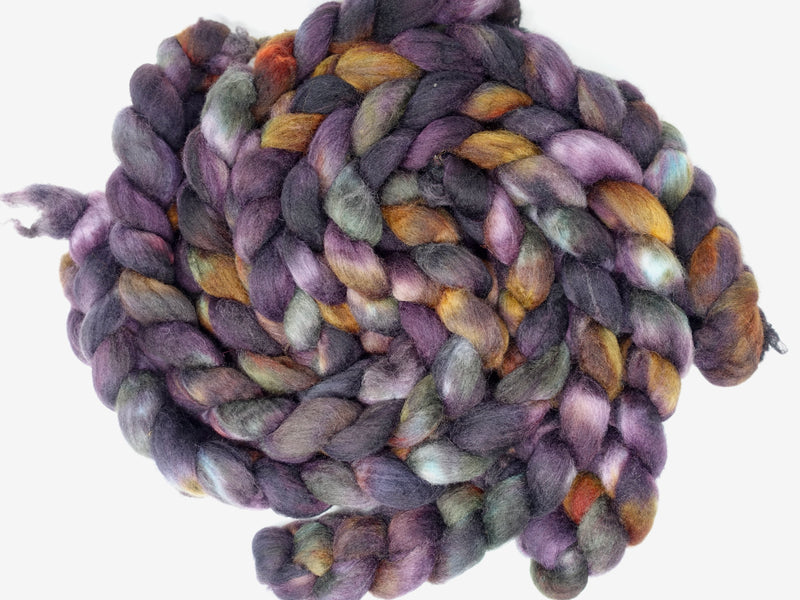 Cambrian Wool, Hand Dyed Variegated. Welsh x BFL Wool, 100g