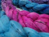 Tweed Wool. South American Wool & Viscose Tweed Nepps. Hand Dyed Gradient 100g