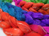 Tweed Wool. South American Wool & Viscose Tweed Nepps. Hand Dyed Gradient 100g