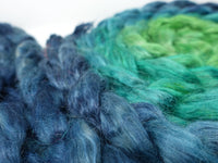 Kid Mohair & Peduncle Silk, Hand Dyed Gradient &  Semi-Solid. 100g