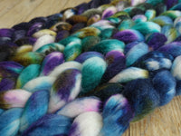 Fade Pack- Superwash Cheviot Silk & Bio-Nylon, 5 co-ordinating braids, Hand Dyed Wool, 500g