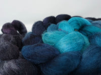 Cambrian Wool, Hand Dyed Gradient. Welsh x BFL Wool, 100g