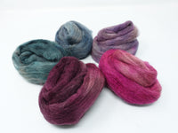 Polwarth & Yak. Mixed Colour Pack- Thistle. 100g