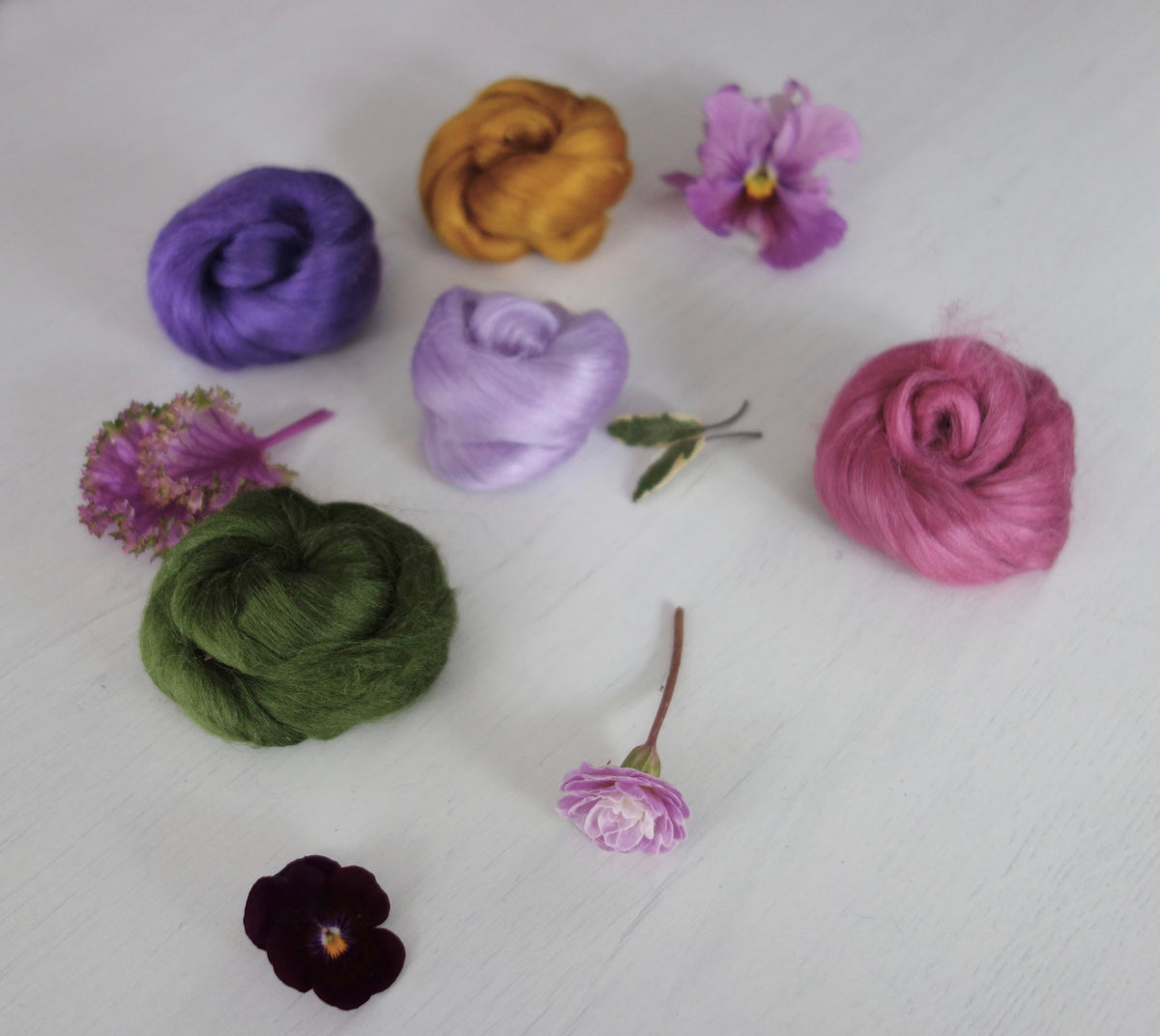 Floral Tussah Silk Bundle
