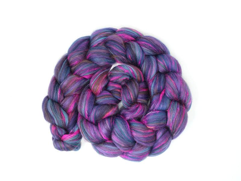 Mixed Pigments- Merino, Sari Silk, Mulberry Silk & Llama. 100g