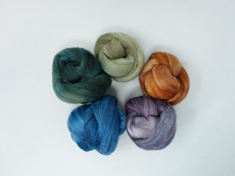Merino & Cashmere. Mixed Colour Pack- Juniper. 100g