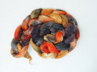 Romney, Silk & Linen. Hand Dyed Variegated - 100g