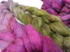 Textured Blend, BFL, Manx Loaghtan, Sari Silk. Hand Dyed Gradient. 100g
