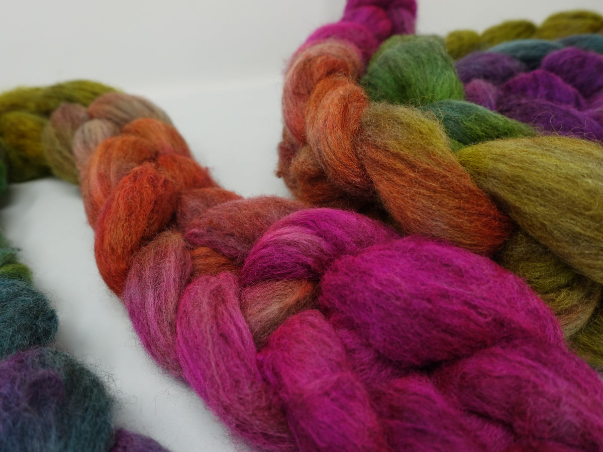 Polwarth & Yak. Hand Dyed Gradient. 100g