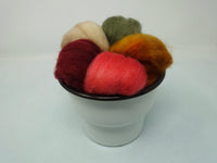 Seasonal Changes Collection- July 2025 Poppy Fields - 100g Cambrian (Welsh x BFL) Wool