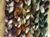 Fade Pack- Romney, Silk & Linen, 5 co-ordinating braids, Hand Dyed Wool, 500g