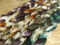 Fade Pack- Romney, Silk & Linen, 5 co-ordinating braids, Hand Dyed Wool, 500g