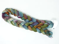 Hand Dyed Gradient Warp- BFL, Camel, Silk ~800m per 100g, 210ends ~5m length