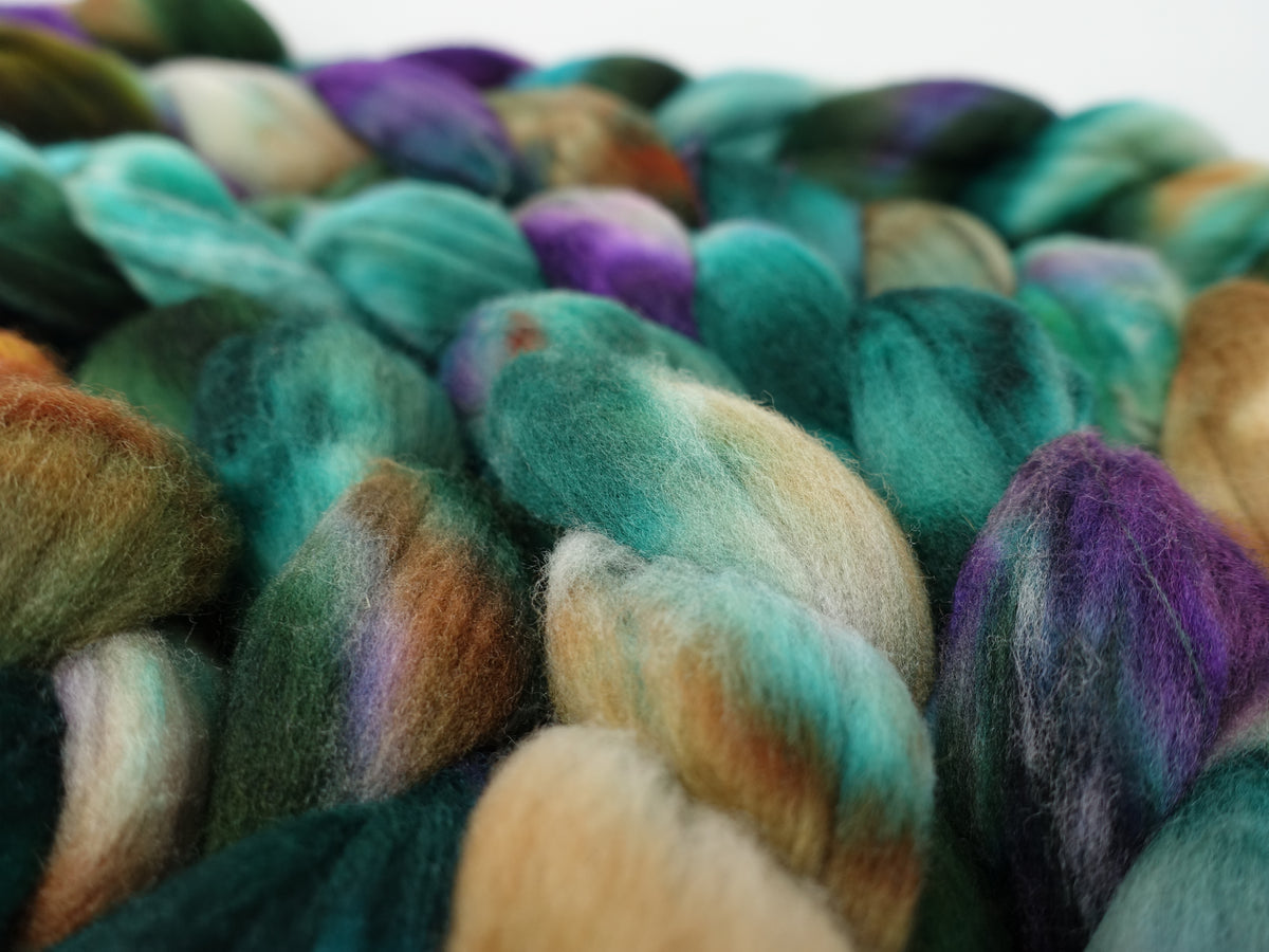 Rambouillet, Hand Dyed Variegated 100g