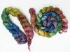 Romney, Silk & Linen. Hand Dyed Gradient - 100g