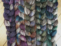 Fade Pack- Zwartbles & Silk, 5 co-ordinating braids, Hand Dyed Wool, 500g