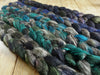 Fade Pack- Zwartbles & Silk, 5 co-ordinating braids, Hand Dyed Wool, 500g