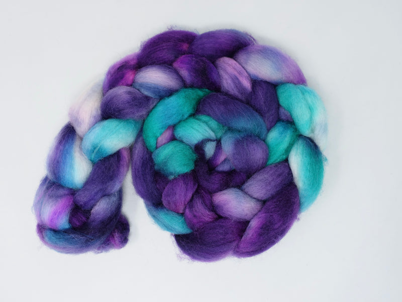 Cambrian Wool, Hand Dyed Variegated. Welsh x BFL Wool, 100g