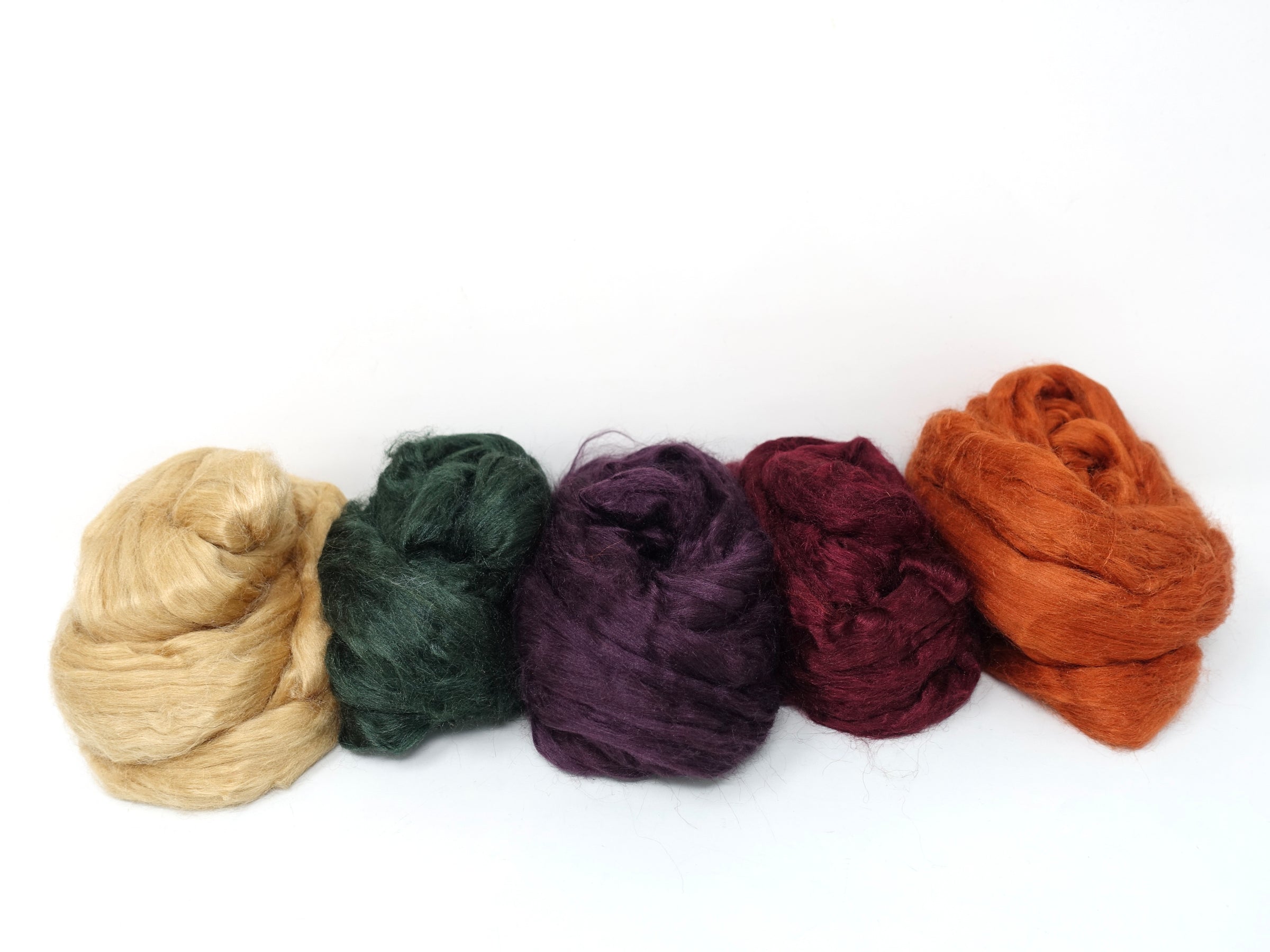 Pumpkin Spice Tussah Silk Bundle