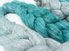 Corriedale & Lotus,  Hand Dyed Gradient. 100g