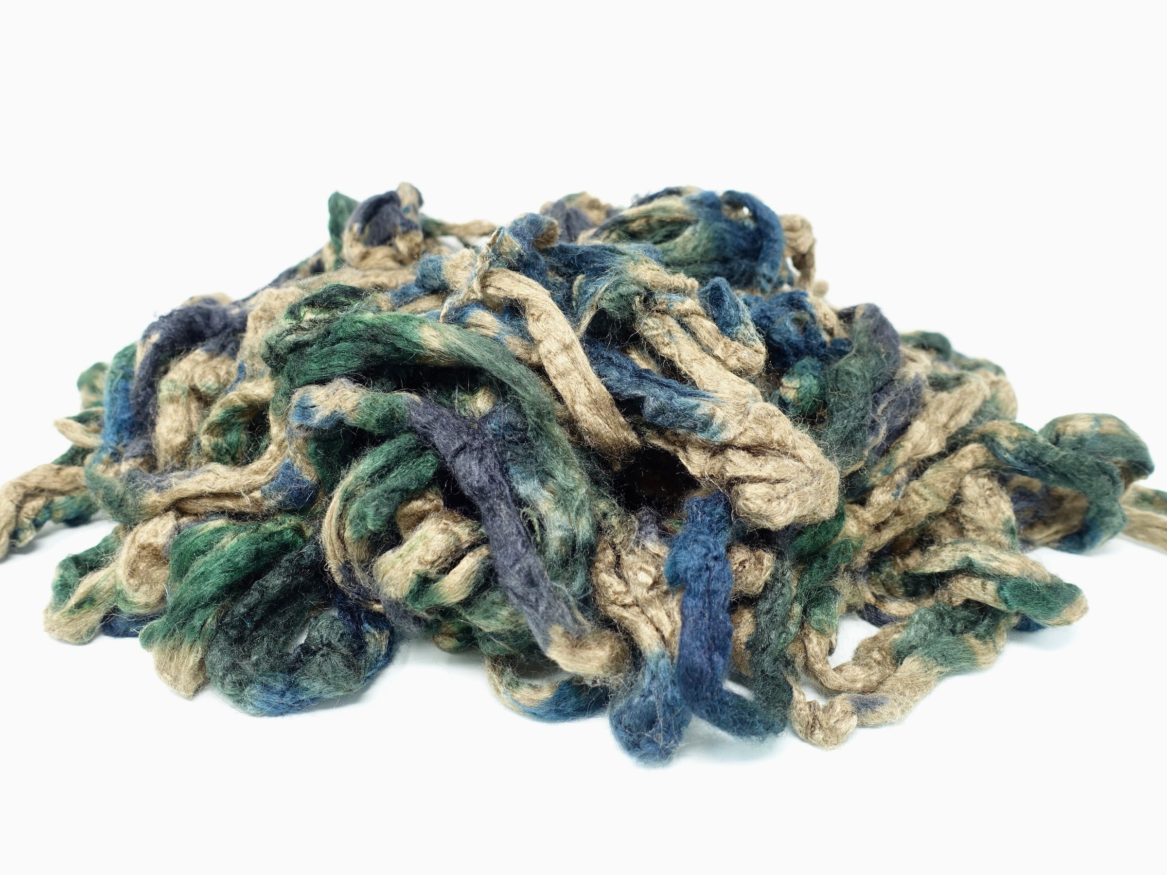 Peduncle Silk- Hand Dyed. Variegated. 100g