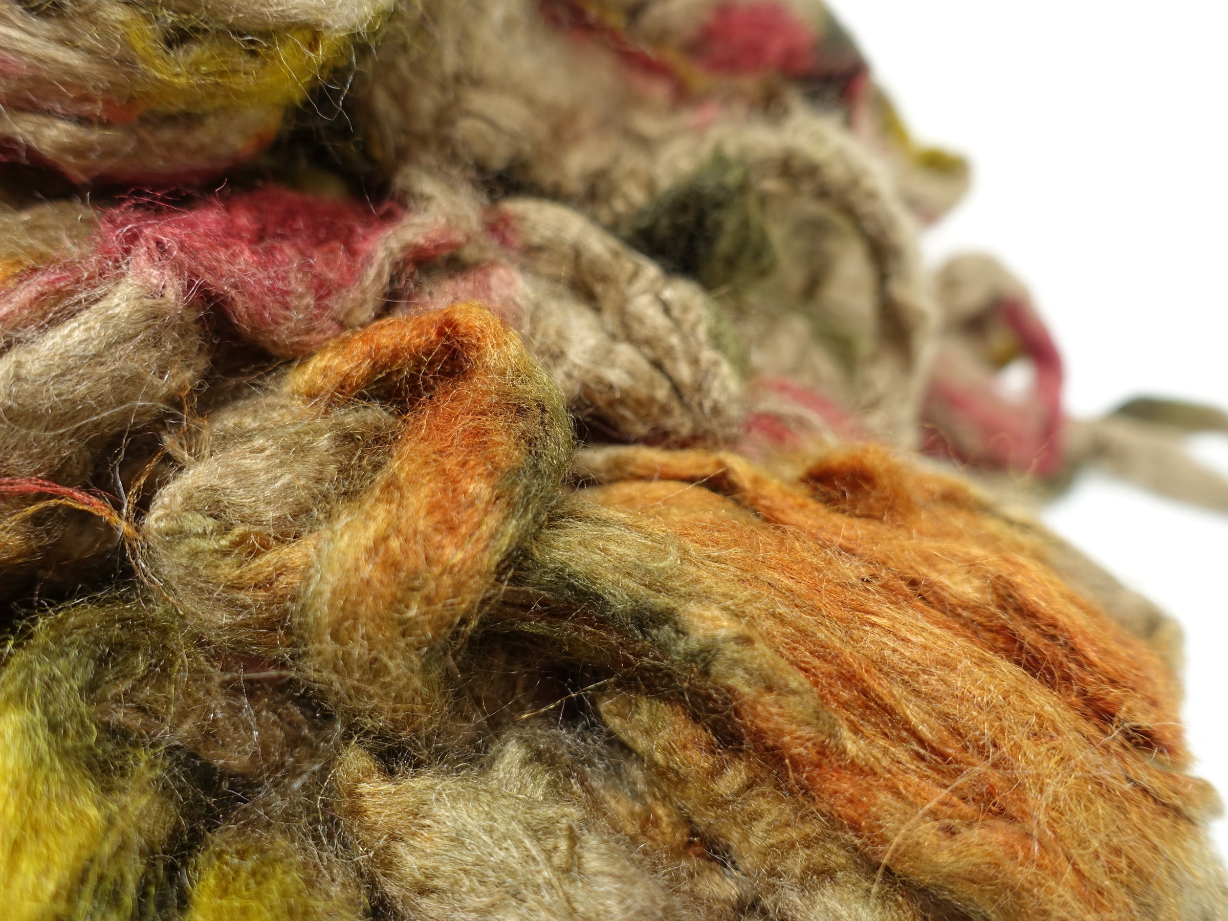 Peduncle Silk- Hand Dyed. Variegated. 100g