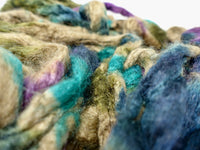 Peduncle Silk- Hand Dyed. Variegated. 100g