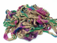 Peduncle Silk- Hand Dyed. Variegated. 100g