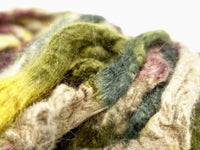 Peduncle Silk- Hand Dyed. Variegated. 100g