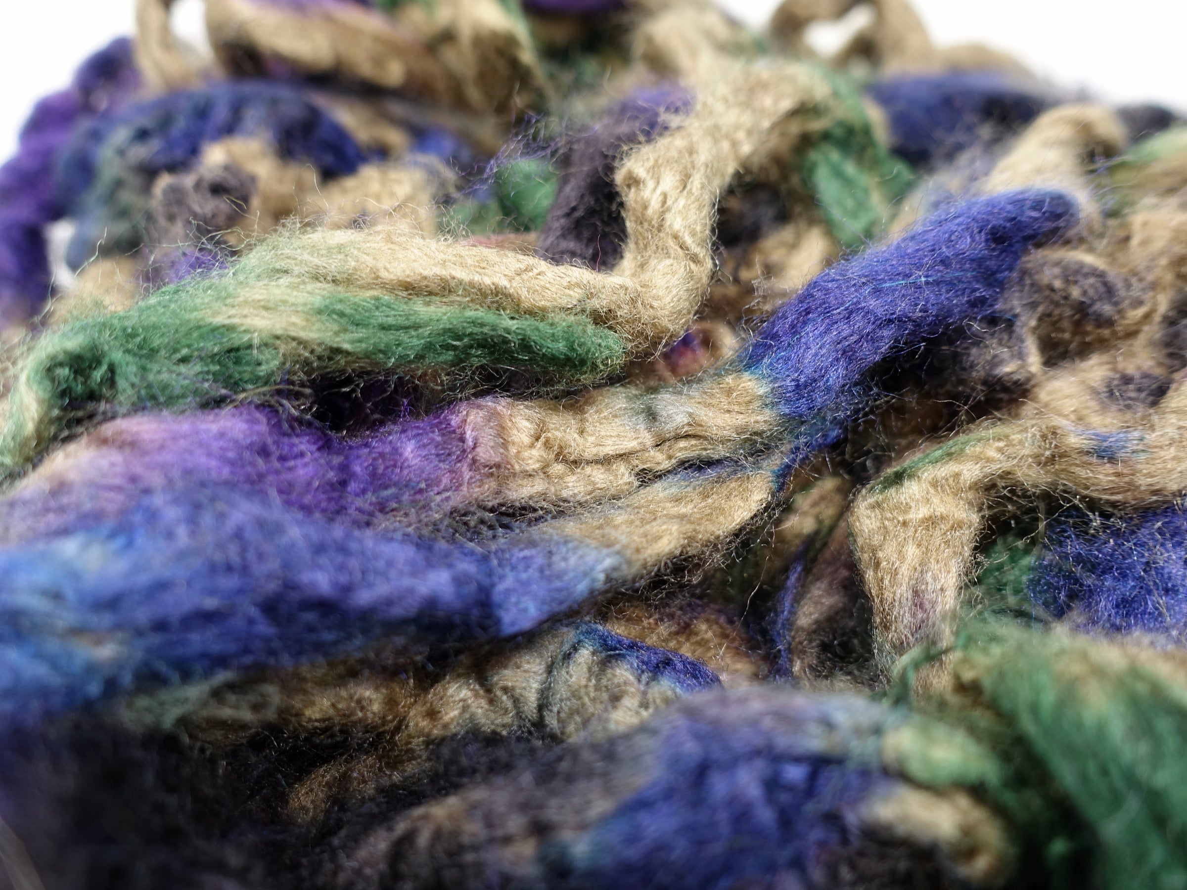 Peduncle Silk- Hand Dyed. Variegated. 100g
