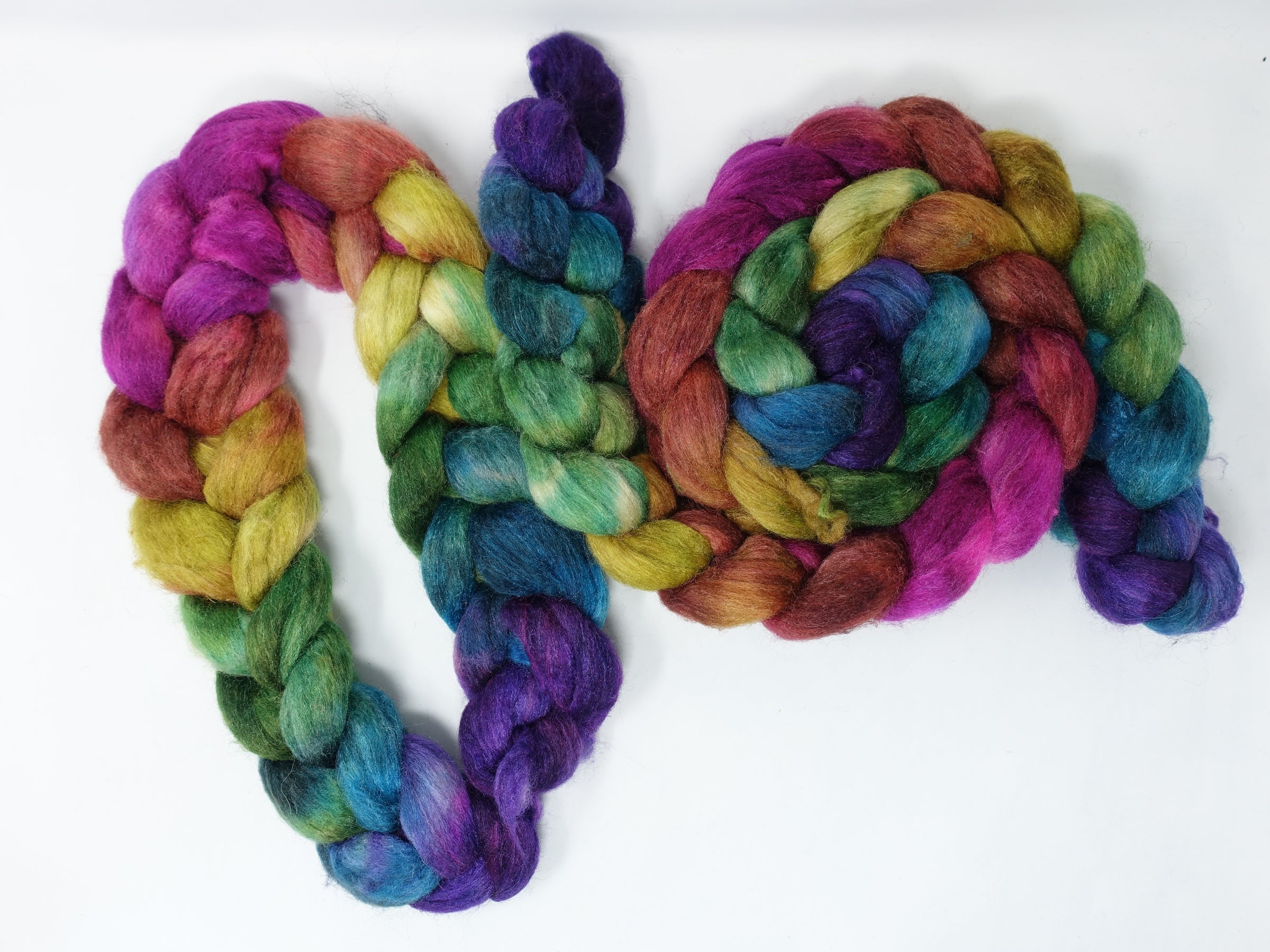 Sock Fibre, Superwash Cheviot, Silk & Bio-Nylon. Mirror Gradient 100g