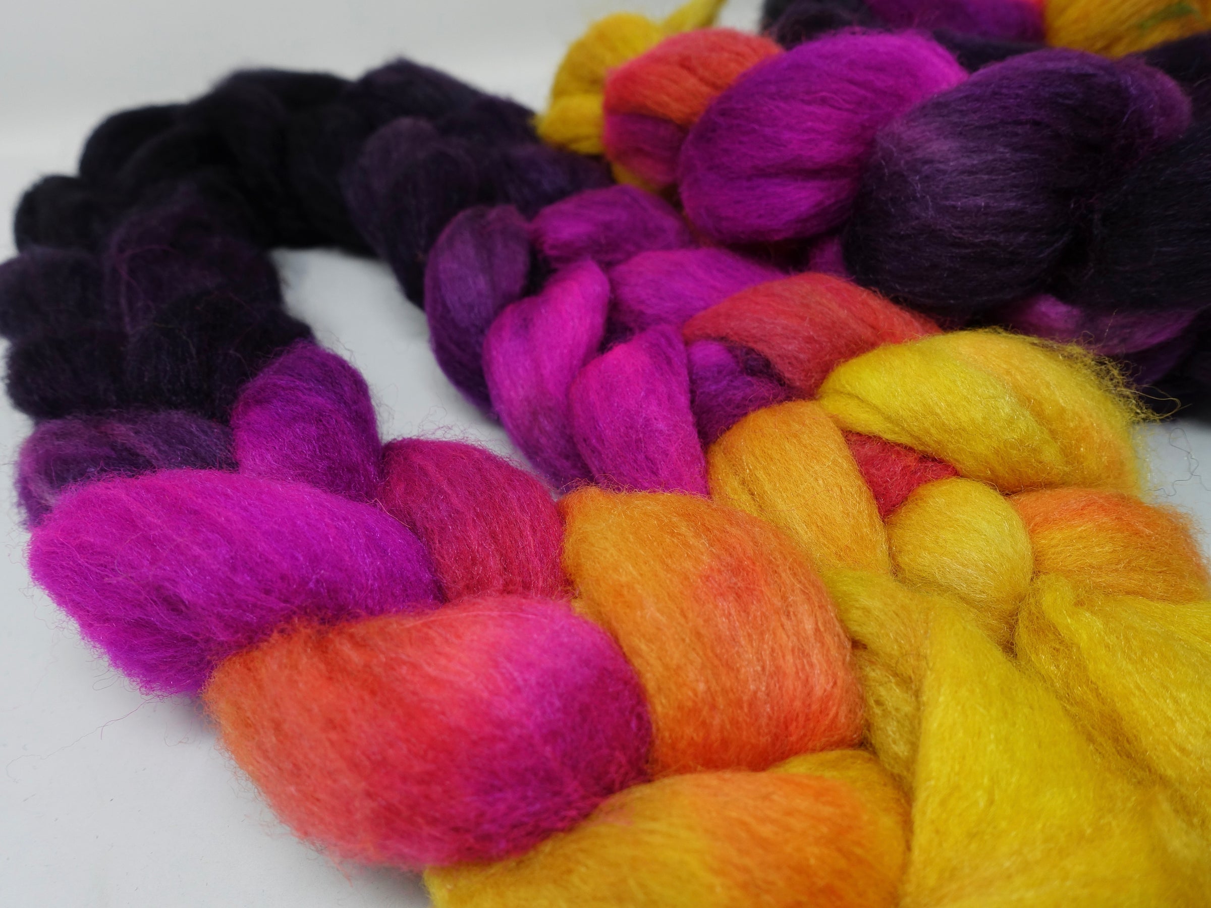 Sock Fibre, Superwash Cheviot, Silk & Bio-Nylon. Mirror Gradient 100g