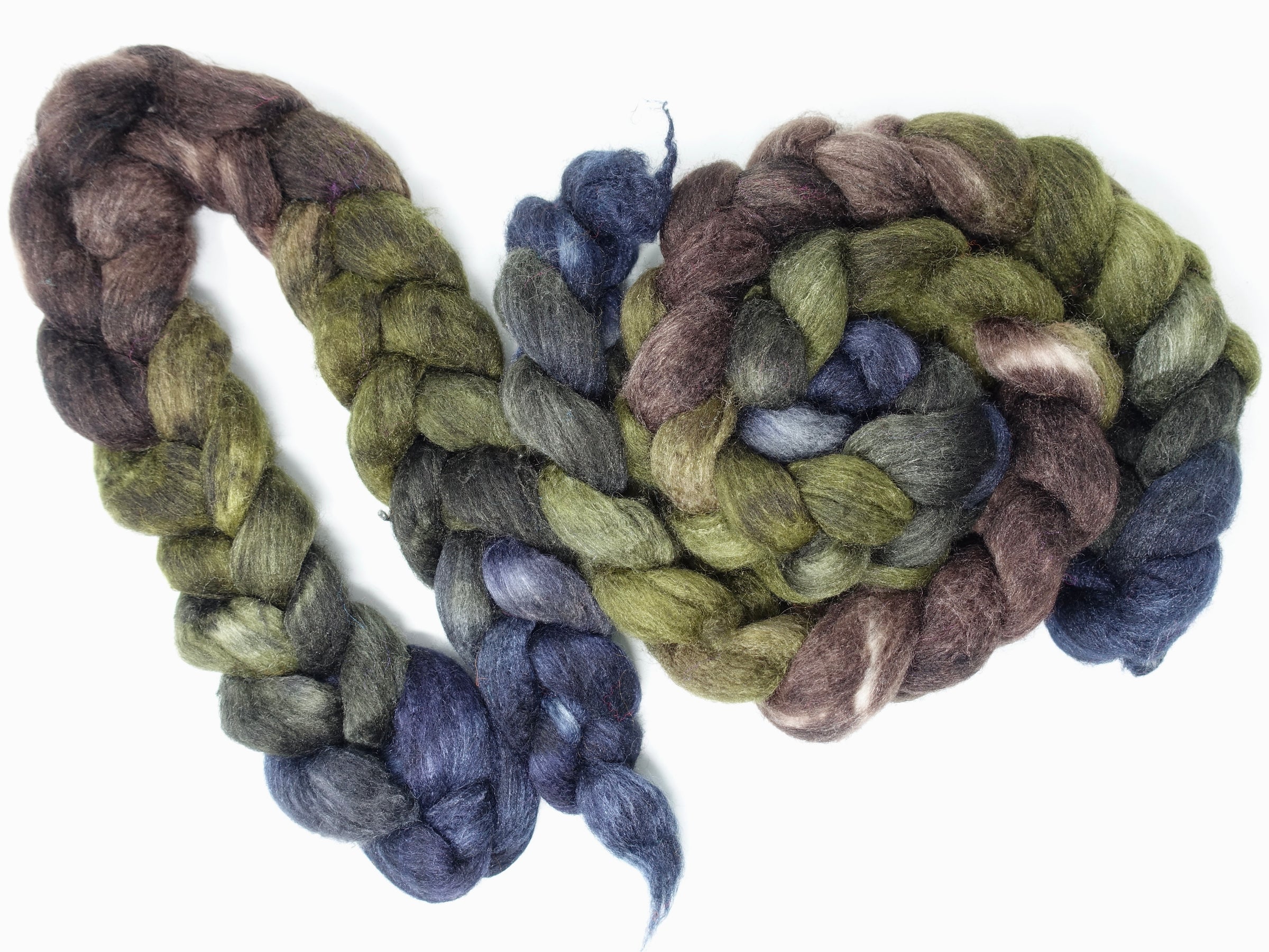 Sock Fibre, Superwash Cheviot, Silk & Bio-Nylon. Mirror Gradient 100g