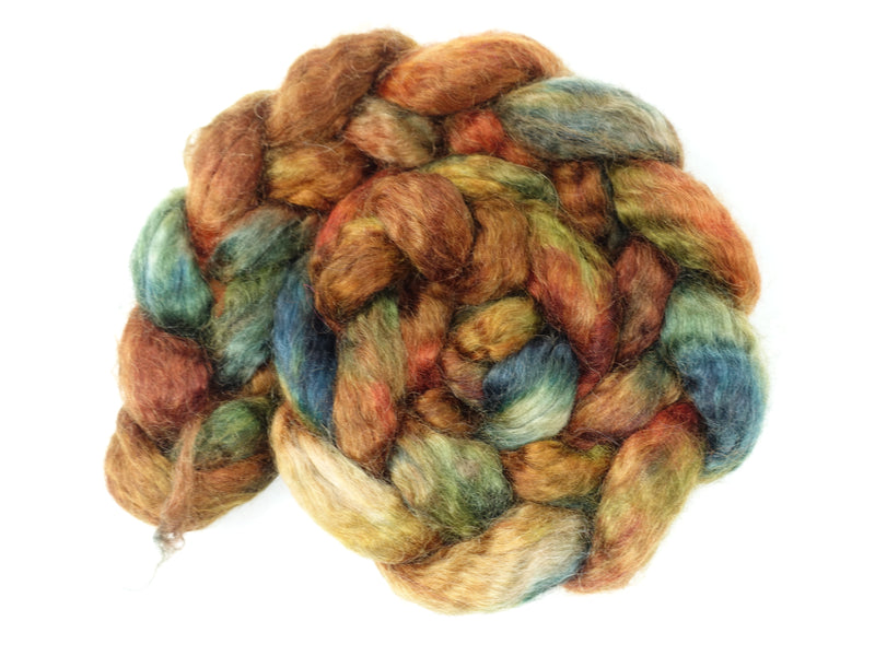 Kid Mohair & Peduncle Silk, Hand Dyed Variegated 100g