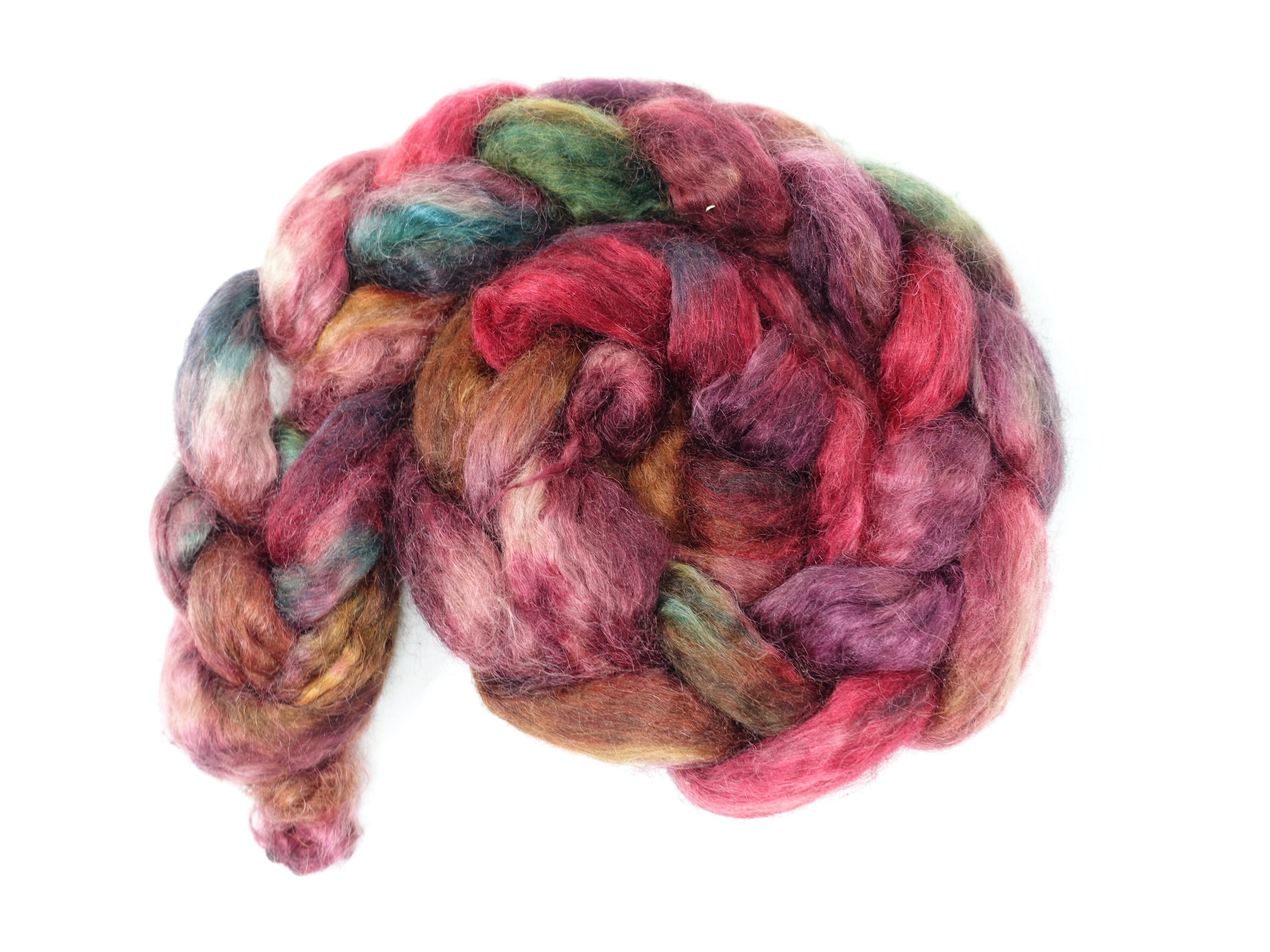 Kid Mohair & Peduncle Silk, Hand Dyed Variegated 100g