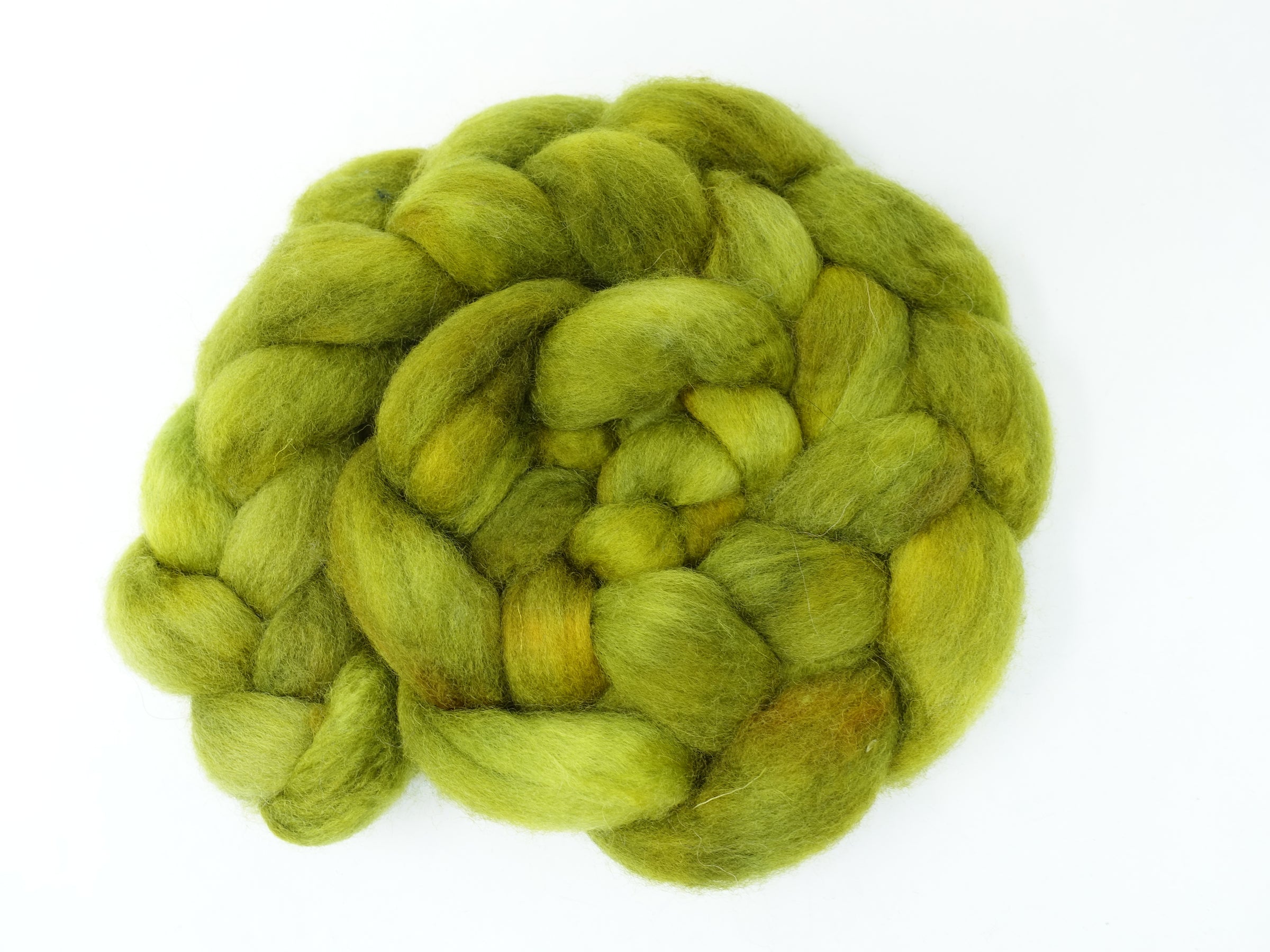Cambrian Wool, Hand Dyed Semi-Solid. Welsh x BFL Wool, 100g